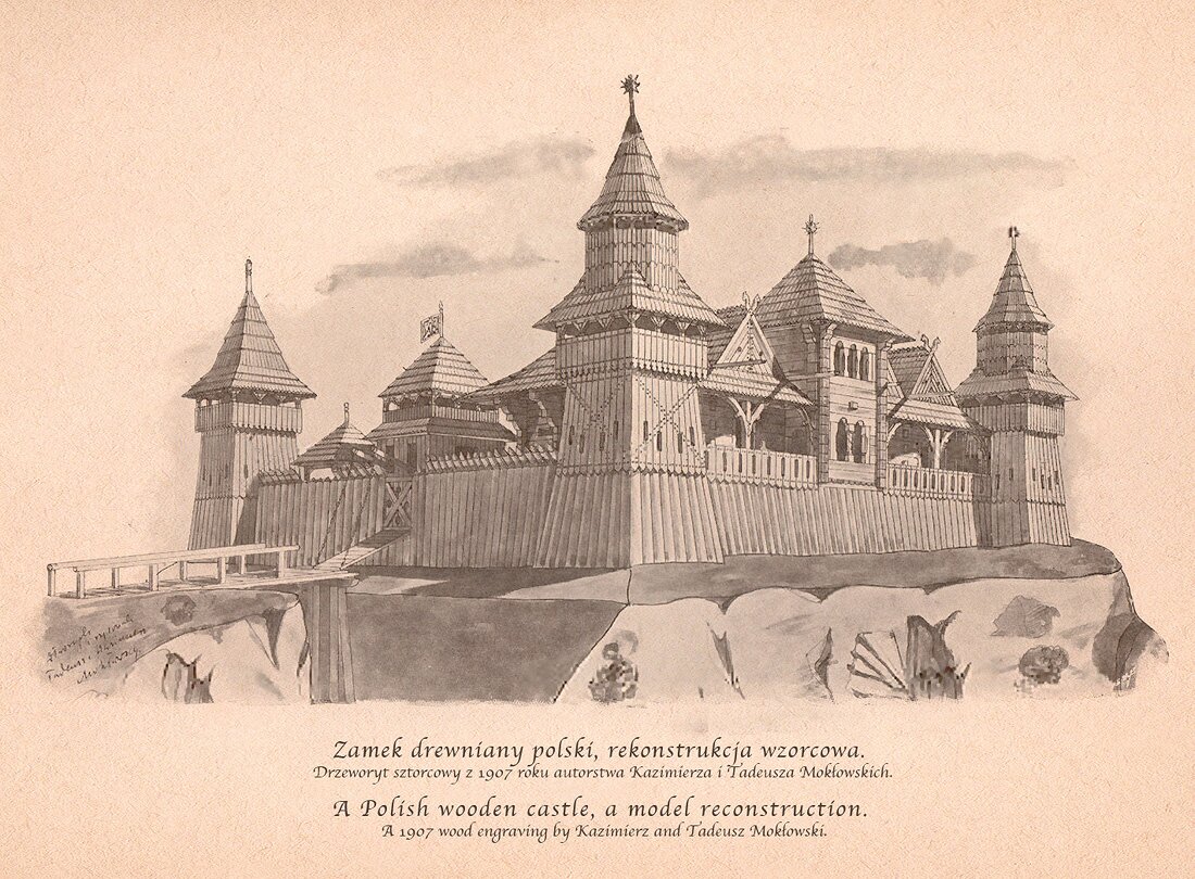 Zamek drewniany polski, rekonstrukcja Zamek_drewniany_polski